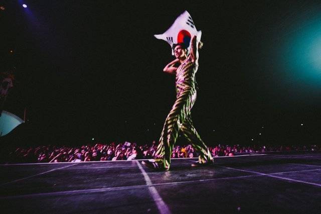 이번 공연은 해리 스타일스가 신종 코로나바이러스 감염증(코로나19) 확산으로 중단했다 지난해 9월 미국 라스베이거스를 시작으로 재개한 ‘러브 온 투어’  공연의 일환이다. 라이브네이션코리아 제공. ⓒLloyd Wakefield