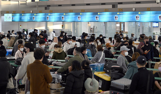 인천국제공항 제1여객터미널 출국장. 권현구 기자