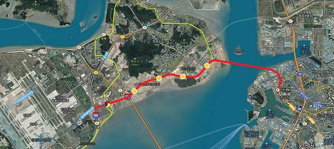 제2공항철도 노선도 [인천시 제공]