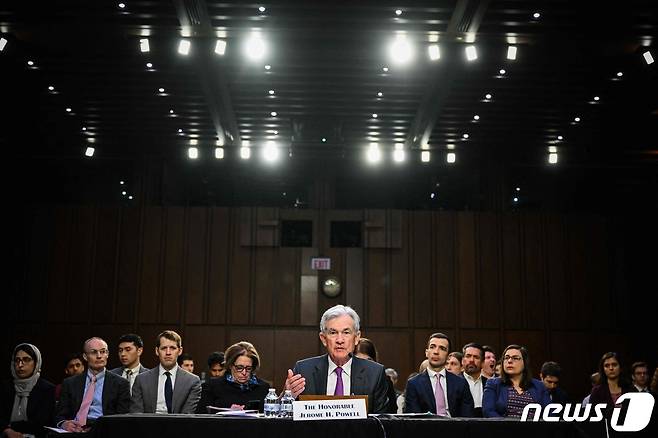 제롬 파월 미 연준 의장. ⓒ AFP=뉴스1