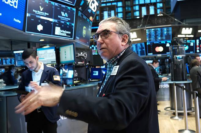 23일 미국 뉴욕증권거래소(NYSE) 모습. /연합뉴스