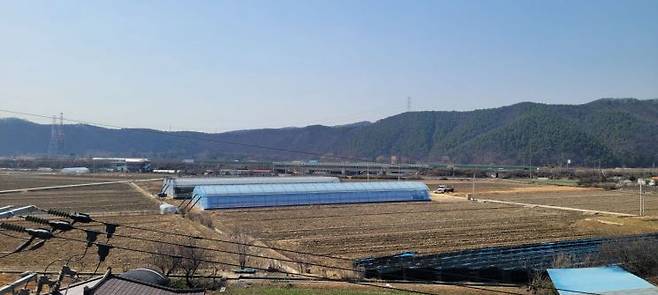 반도체 국가산업단지 조성 예정지로 선정된 용인시 처인구 이동읍 일대 전경.[사진=차완용 기자]