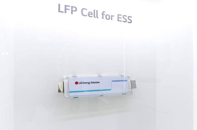 LG에너지솔루션 ESS용 LFP 파우치 셀(사진=LG에너지솔루션)