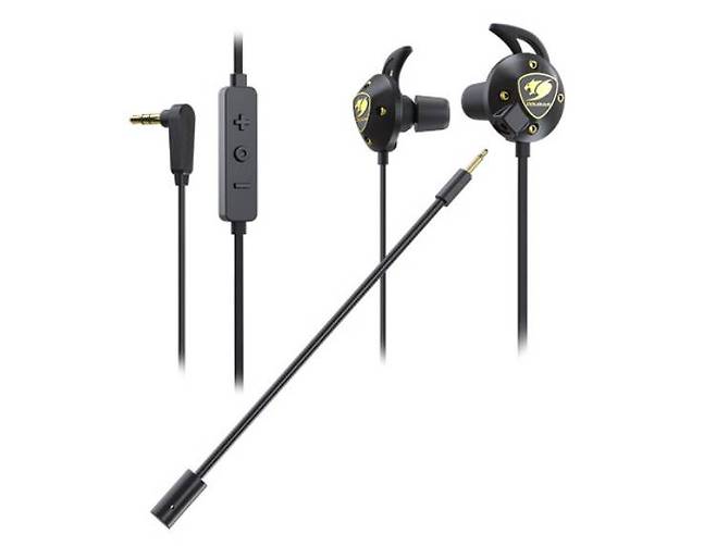 게이밍 이어폰은 마이크 성능이 필수다. 붐 마이크를 달기도 한다. 출처=쿠거