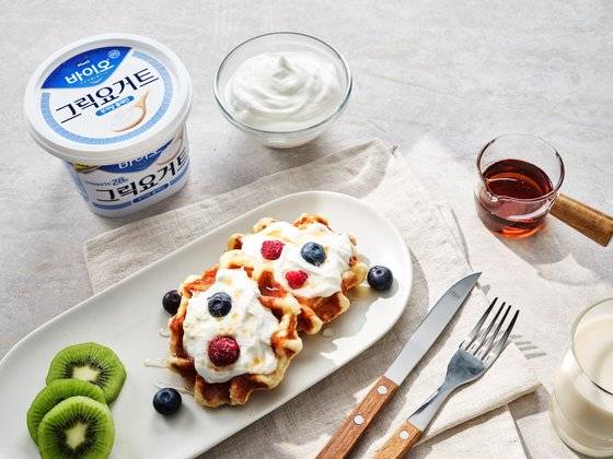 매일 바이오 그릭요거트 플레인은 무가당, 무첨가, 고단백을 내세워 꾸준히 인기를 끌고 있다. 사진 매일유업