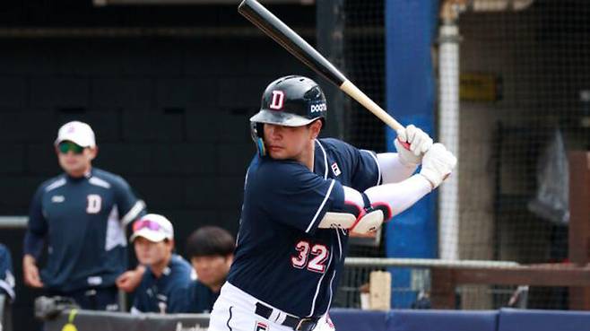 두산 베어스 왼손 거포 김재환 (사진=두산 베어스 제공, 연합뉴스)