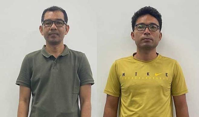 선동 등 혐의로 체포된 캄보디아 야권 지지자 2명 [일간 크메르타임스 사이트 캡처. 재판매 및 DB 금지]