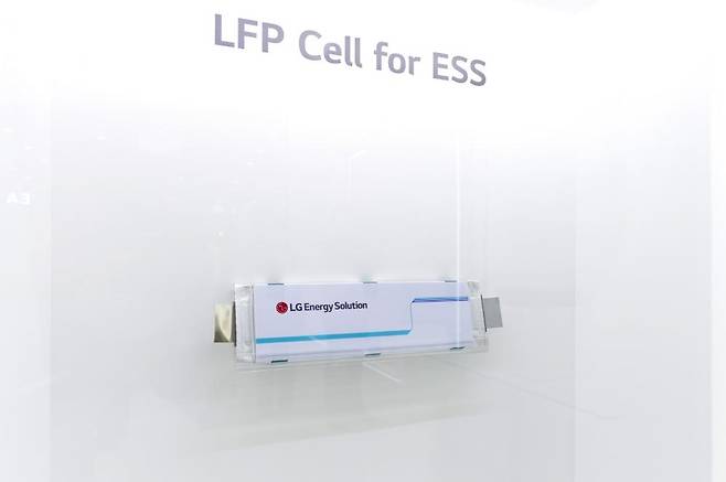 LG에너지솔루션 ESS용 LFP 파우치 셀 [LG에너지솔루션 제공. 재판매 및 DB 금지]