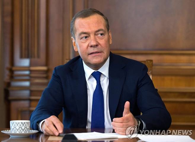 드미트리 메드베데프 러시아 국가안보회의 부의장 [스푸트니크 연합뉴스 자료사진. 재판매 및 DB 금지]