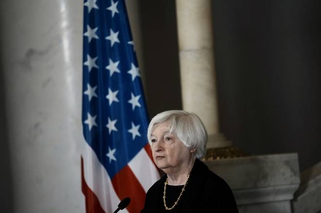 재닛 옐런 미 재무장관/사진=AP 연합뉴스