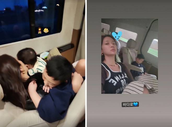 배우 황정음이 가족들과 함께 여행을 가는 사진을 공개했다. /사진=황정음 인스타그램