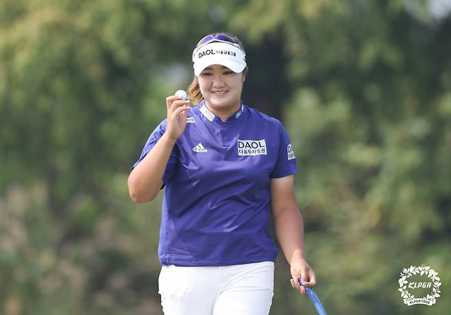 KLPGA투어 신인왕 출신인 유해란이 LPGA투어 데뷔전에서도 슈퍼루키 다운 기량을 뽐내고 있다. 사진제공 | KLPGA