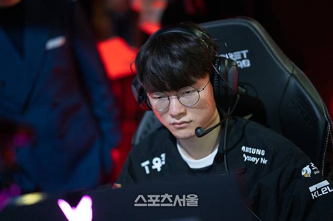 LCK의 전설 T1의 ‘페이커’ 이상혁이 경기를 준비하고 있다. 종로=김민규 기자 kmg@sportsseoul.com