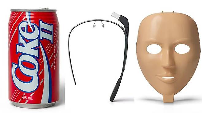 2023년 3월 뉴욕 실패 박물관에 전시된 '실패한 혁신 제품들'. 왼쪽부터 코카콜라Ⅱ, 구글 글라스, 리주베니크/조선일보DB