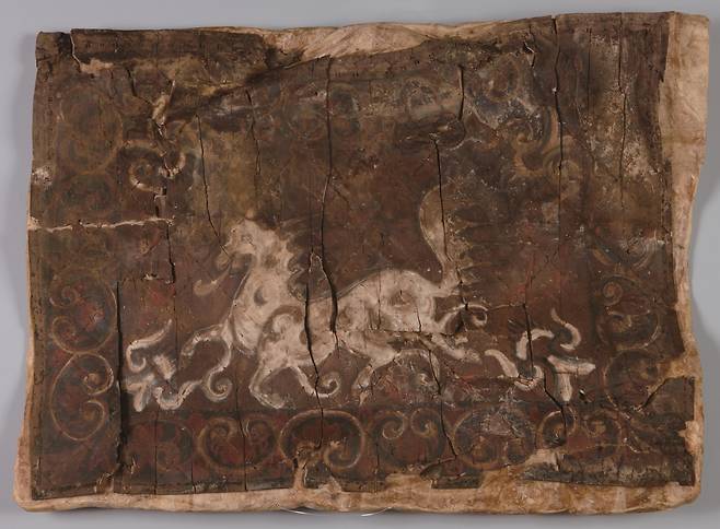 국보 '경주 천마총 장니 천마도' [문화재청 국가문화유산포털 제공. 재판매 및 DB 금지]