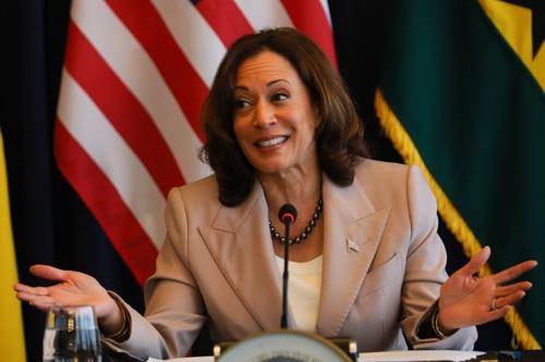 가나 여성 기업인들 만난 해리스 미국 부통령 [AFP 연합뉴스, 재판매 및 DB 금지]