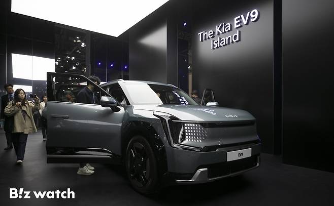 EV9 전면부 모습./사진=이명근 기자 qwe123@