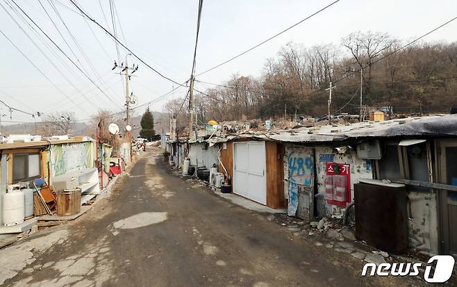 서울 강남구 구룡마을. 2023.2.7/뉴스1 ⓒ News1 박세연 기자