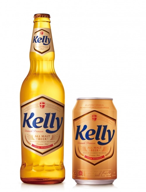 하이트진로가 내놓은 새로운 맥주 브랜드 '켈리'. 사진=하이트진로 제공