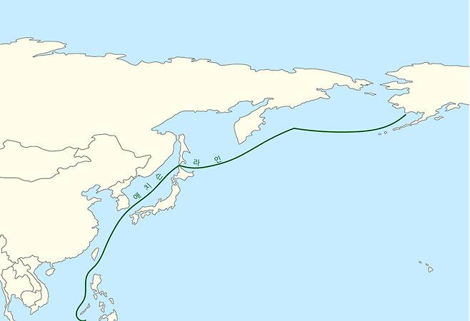 ▲ 애치슨 라인. 사진=위키피디아