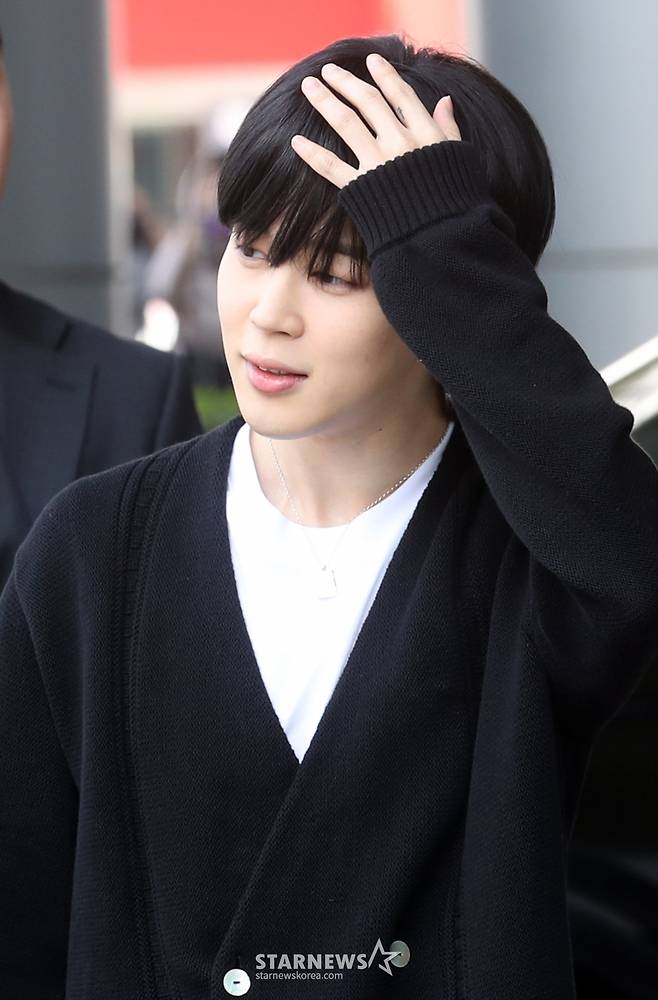 BTS 지민 '눈부시게 뽀얀 피부'[★포토]