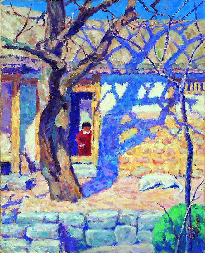 오지호, ‘남향집’, 1939, 국립현대미술관 소장