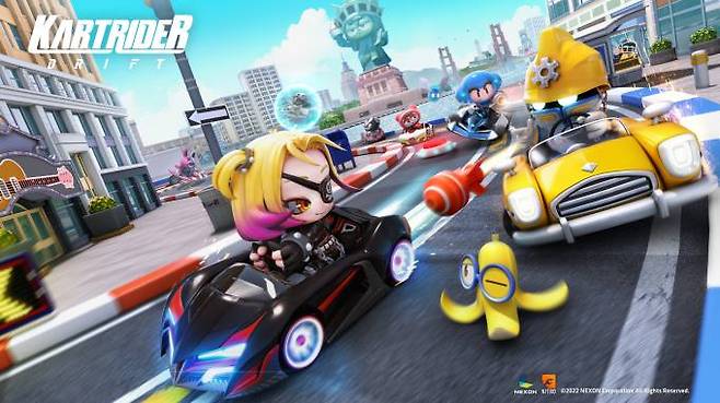 3월 9일 정규 시즌을 오픈하며 정식 서비스에 시동을 건 ‘카트라이더: 드리프트’.&nbsp; &nbsp;넥슨