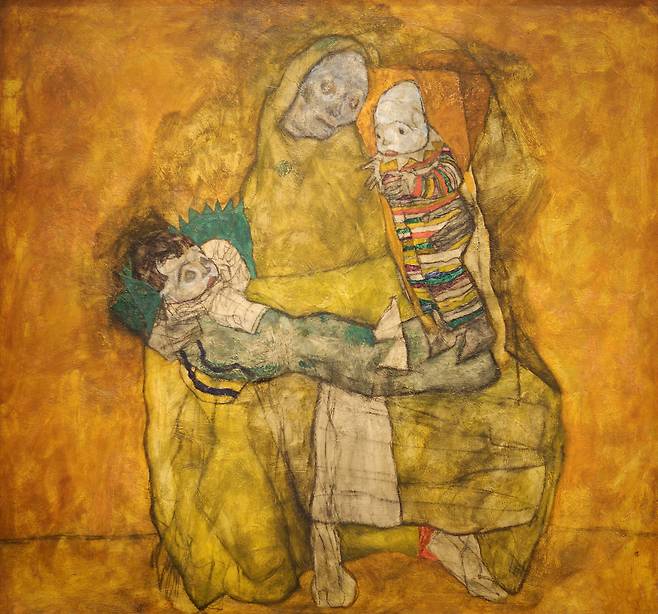 에곤 실레, 엄마와 두 아이
