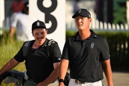 대회 첫날 6언더파로 공동 3위에 오른 대니 리. [사진=LIV골프]