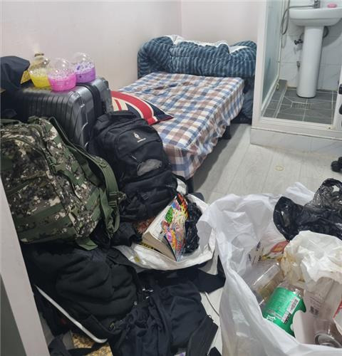 김씨 형제가 살고 있는 고시텔 방 [촬영 임지현. 재판매 및 DB 금지]