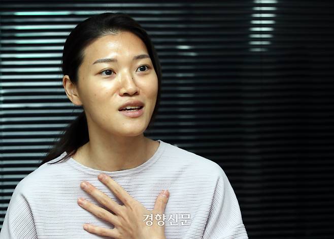 <주간경향 인터뷰> 웹툰작가 조은씨. 서울 마포구 동교로 사무실에서. 2023.03.29 /서성일 선임기자