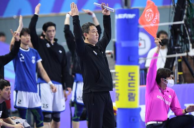 [서울=뉴시스]프로배구 현대캐피탈. 2023.04.03. (사진=한국배구연맹 제공) *재판매 및 DB 금지