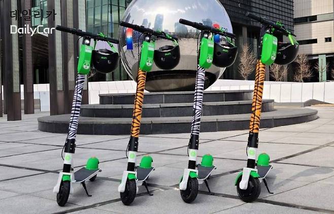 공유플랫폼 라임코리아 전동킥보드
