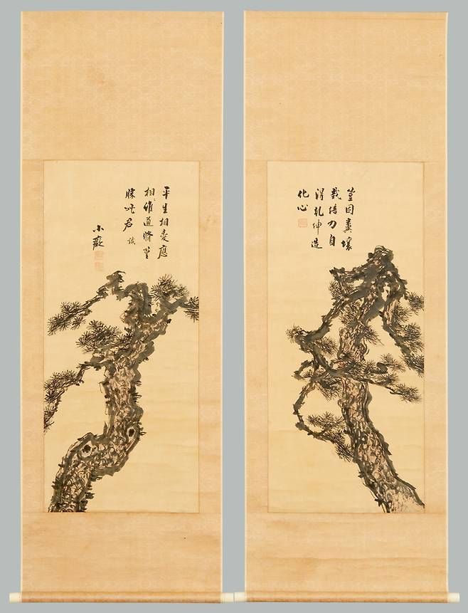 소치 허련의 ‘송도대련’. 국립광주박물관 제공