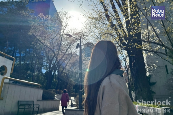 지난달 26일 서울 중구 정동에서 2018년 서울 광남중학교 스쿨미투 고발자 박민지(가명) 씨를 만났다. ⓒ셜록