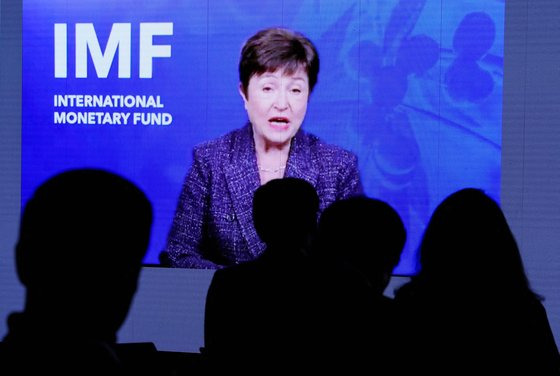 크리스티나 게오르기에바 국제통화기금(IMF) 총재. 로이터=연합뉴스