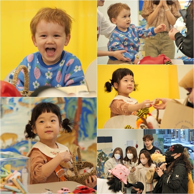 Sayuri son Zen and So Yoo-jin daughter Se-eun held a fan meeting in the plum market?KBS 2TVs The Return of Superman (hereinafter referred to as The Return of Superman), which will be broadcast on April 7, will show Sayuri Zen hat, which hosts the flip-market.On this day, Sayuri and Zen meet So Yoo-jin and his youngest daughter, six-year-old Se-eun, to organize unused clothes and items and open a flip-market to donate all proceeds to single mothers.The combination of Zen and Se-euns favorite colors makes the official name of pink black  ⁇   ⁇   ⁇ , and the name to the poster is gathered in the flip-market prepared by hand with bracken hand.On this day, Zen explodes the charm that makes the flip-market scene a fan meeting scene.The guests smile at the mouth as if they had become a successful virtue in the meeting with Zen, such as  ⁇   ⁇ ,  ⁇   ⁇ ,  ⁇   ⁇   ⁇ ,  ⁇   ⁇   ⁇   ⁇ ,  ⁇   ⁇   ⁇   ⁇   ⁇ .Jen makes her aunts laugh with a high-five baptism to the guests who come to see her, and Jen is a rumor that she shows off her language genius and makes the best reaction of the guests.Guests who are in love with Zens loveliness buy Zens charms as if they are possessed.