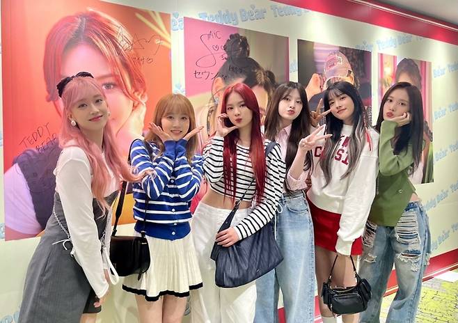 [서울=뉴시스] 그룹 스테이씨(STAYC). 23.04.06. (사진=하이업엔터테인먼트 제공) photo@newsis.com *재판매 및 DB 금지