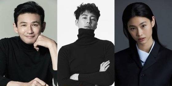 배우 황정민(왼쪽부터), 조인성, 정호연도 나홍진 감독의 신작 '호프'(HOPE) 출연을 확정 지었다.