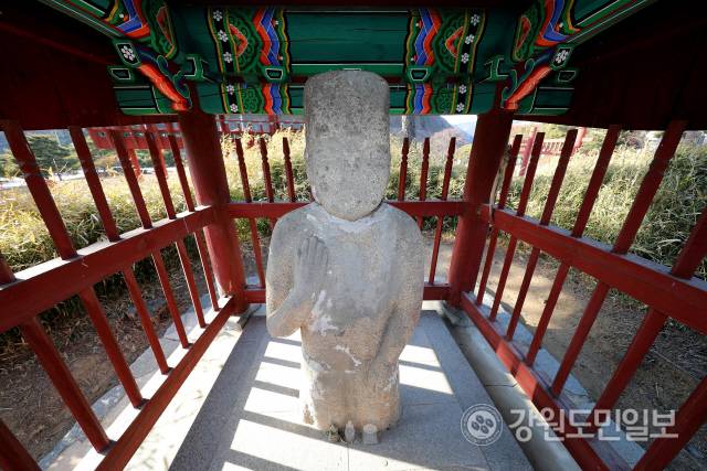 ▲ 합강정 미륵불