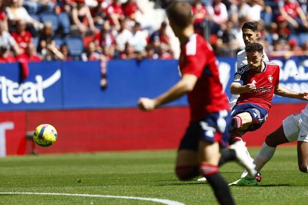 승리를 거둔 CA 오사수나. 사진┃라리가 사무국 제공