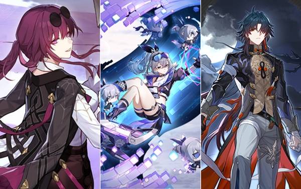 - 스텔라론 헌터 카프카(왼쪽부터), 은랑, 블레이드