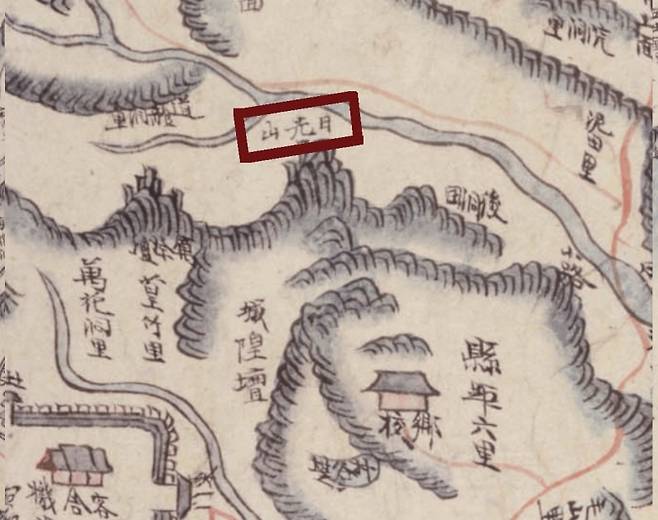 ▲ 규장각 한국학연구원 자료를 보면, 일제강점기로부터 무려 160여년 전인 1750년대 초 제작된 해동지도(海東地圖)의 기장현 지도에도 일광산(日光山)이 등장한다. 사진=규장각 한국학연구원 자료.