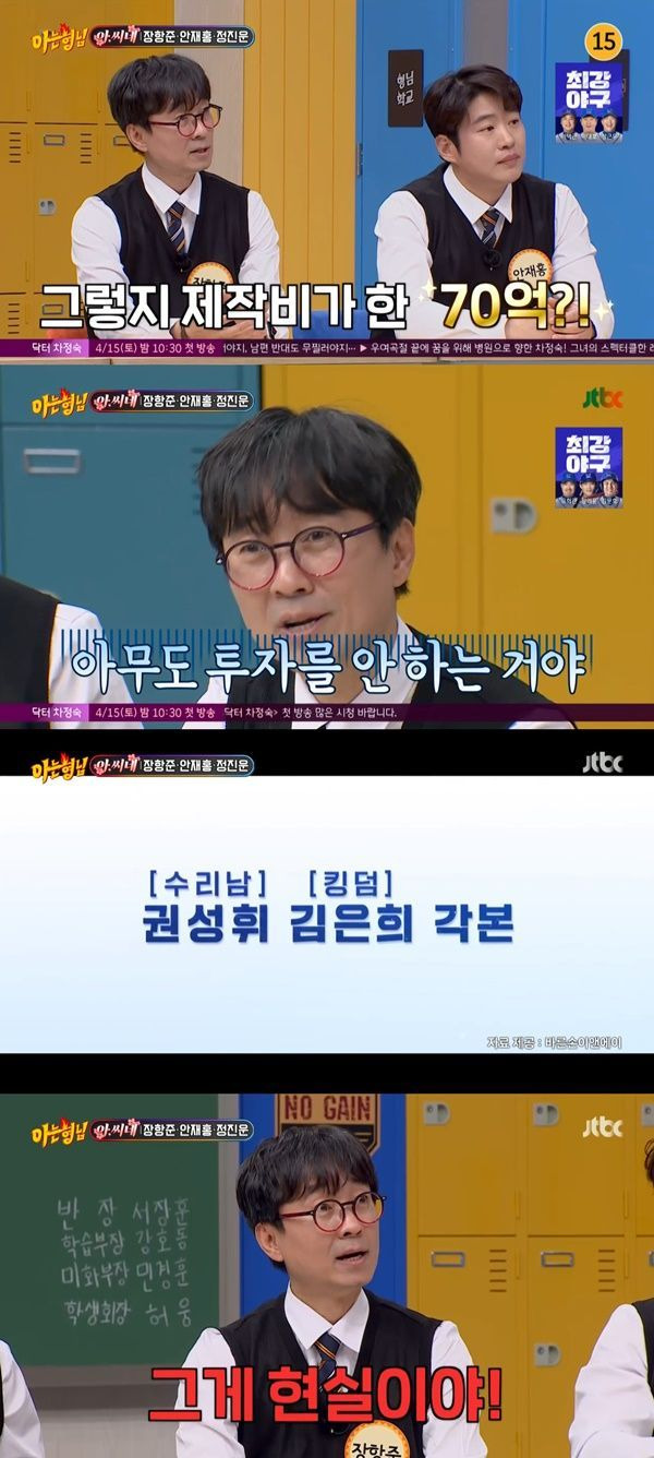 아는 형님 장항준 / 사진=JTBC