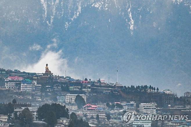 아루나찰 프라데시주(州)의 한 마을 전경  [AFP 연합뉴스 자료사진. 재판매 및 DB 금지]