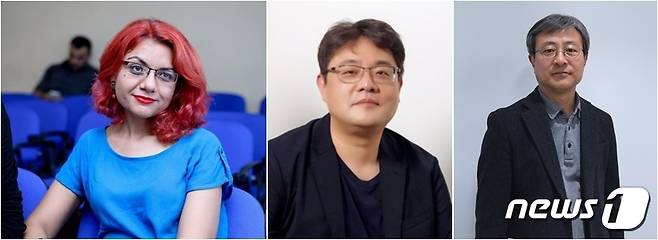 왼쪽부터 아이균 아슬란리 영화평론가, 김형석 춘천영화제 운영위원장, 최윤 ㈜바른손랩스 콘텐츠 총괄 이사