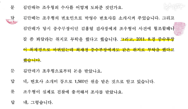 ▲남욱 피의자 신문조서(12회, 2021.11.19.)