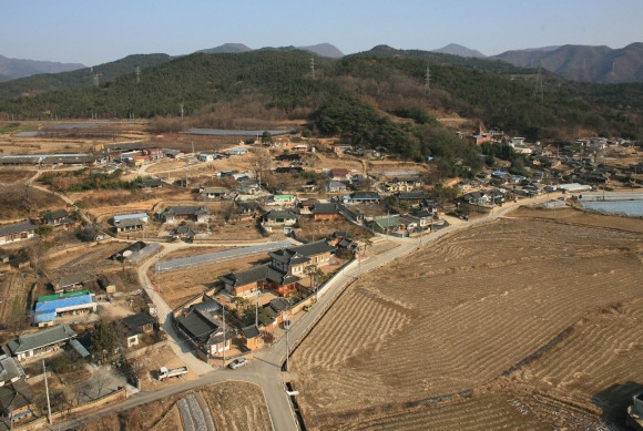 매원마을 전경. 문화재청 제공