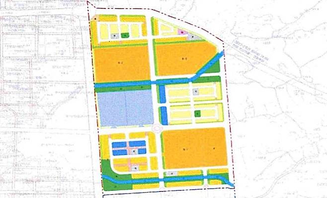 충북 충주시 안림지구 도시개발사업 토지이용계획도. (사진=충주시 제공) *재판매 및 DB 금지