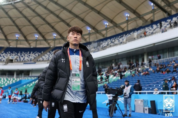 김은중 한국 U20 남자 축구대표팀 감독. 대한축구협회 제공